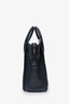 Celine Navy Leather Micro Luggage Tote