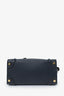 Celine Navy Leather Micro Luggage Tote