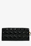 Christian Dior Black Patent Cannage Lady Evening Clutch On Chain