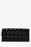 Christian Dior Black Patent Cannage Lady Evening Clutch On Chain