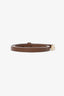 Gucci Brown Leather Thin Belt Size 70/28