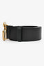 Gucci Black Leather GG Marmont Belt Size 80