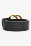 Gucci Black Leather GG Marmont Belt Size 80