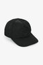 Prada Black Nylon/Wool Logo Embroidered Cap Size L