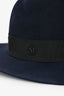 Maison Michel Navy Fedora Hats Size M