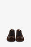 Louis Vuitton Brown Suede Leather/Monogram canvas Sneakers Size 38.5
