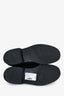 Roger Vivier Black Brushed Leather 'Viv' Ranger Loafers Size 39