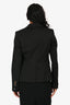 SportMax Code Black Single Button Shoulder Padded Blazer Size 6 US