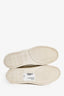Bottega Veneta White Intrecciato Leather Slip-On Shoes Size 37.5