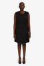 Burberry Brit Black Sleeveless Shift Dress Size 12