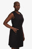 Burberry Brit Black Sleeveless Shift Dress Size 12