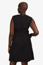 Burberry Brit Black Sleeveless Shift Dress Size 12