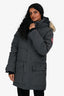 Canada Goose Grey Trillium Parka with Fur Trimmed Hood Size S