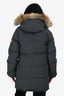 Canada Goose Grey Trillium Parka with Fur Trimmed Hood Size S