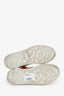 Alexander McQueen White/Red Crystal Embellished Sneaker Size 36