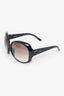 Gucci Black Frame Black Gradient Tint GG Logo Sunglasses