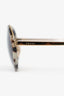 Prada Tortoise Frame Round Sunglasses