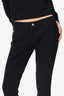 Prada Black Zip-up Pants Size 42