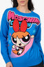 Moschino Blue Power Puff Girls Print Knit Sweater Size XS