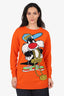 Moschino Orange Looney Tunes Knit Sweater Size XXS