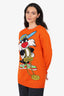 Moschino Orange Looney Tunes Knit Sweater Size XXS