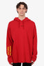 Vetement Red French Terry Oversize Hoodie Size S Mens