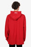 Vetement Red French Terry Oversize Hoodie Size S Mens