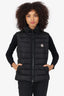 Moncler Black Nylone Anserine Puffer Vest Size 3