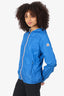 Moncler Blue Nylon Solid Woven Windbreaker Size 14Y