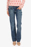 Burberry Blue Denim Straight Leg Jeans Size 28