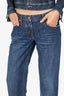 Dolce & Gabbana Blue Denim Distressed Pony Hair Pocket Jeans Size 40