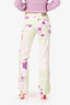 Just Cavalli White/Multicolour Floral Print Jeans Size 29