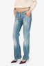 Dolce & Gabbana Blue Denim Straight Leg Jeans Size 40