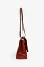 Pre-Loved Chanel™ 2013-14 Burgundy Caviar Leather Jumbo Classic Double Flap Bag