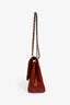 Pre-Loved Chanel™ 2013-14 Burgundy Caviar Leather Jumbo Classic Double Flap Bag