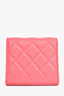 Pre-Loved 2022+ Chanel™ Pink Mini Coco Love Flap Bag