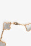 Van Cleef & Arpels 18k Yellow Gold Vintage Alhambra 5 Motif Bracelet