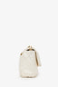 Pre-Loved Chanel™ White Lambskin 'Chanel 19' Flap Bag