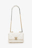 Pre-Loved Chanel™ White Lambskin 'Chanel 19' Flap Bag