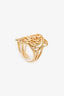 Kenzo Gold Tone Tiger Ring