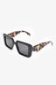 Prada Black/Tortoise Acetate Square Sunglasses