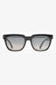 Prada Black/Grey Acetate Rectangular Sunglasses