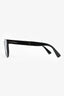 Prada Black/Grey Acetate Rectangular Sunglasses