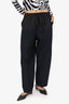 Alexander Wang Black Wool/Nylon Wide Leg Pants Size S