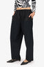 Alexander Wang Black Wool/Nylon Wide Leg Pants Size S