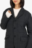 Aspesi Grey Wool Padded Jacket Size S