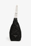 Prada Black Nylon/Lucite Logo Tessuto Shoulder Bag