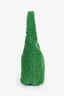 Mansur Gavriel Green Shearling Shoulder Bag