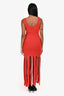 Simon Miller Red Sparkly 'Tira' Maxi Dress Size S