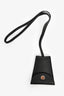 Louis Vuitton Black Leather Lanyard Key Pouch
